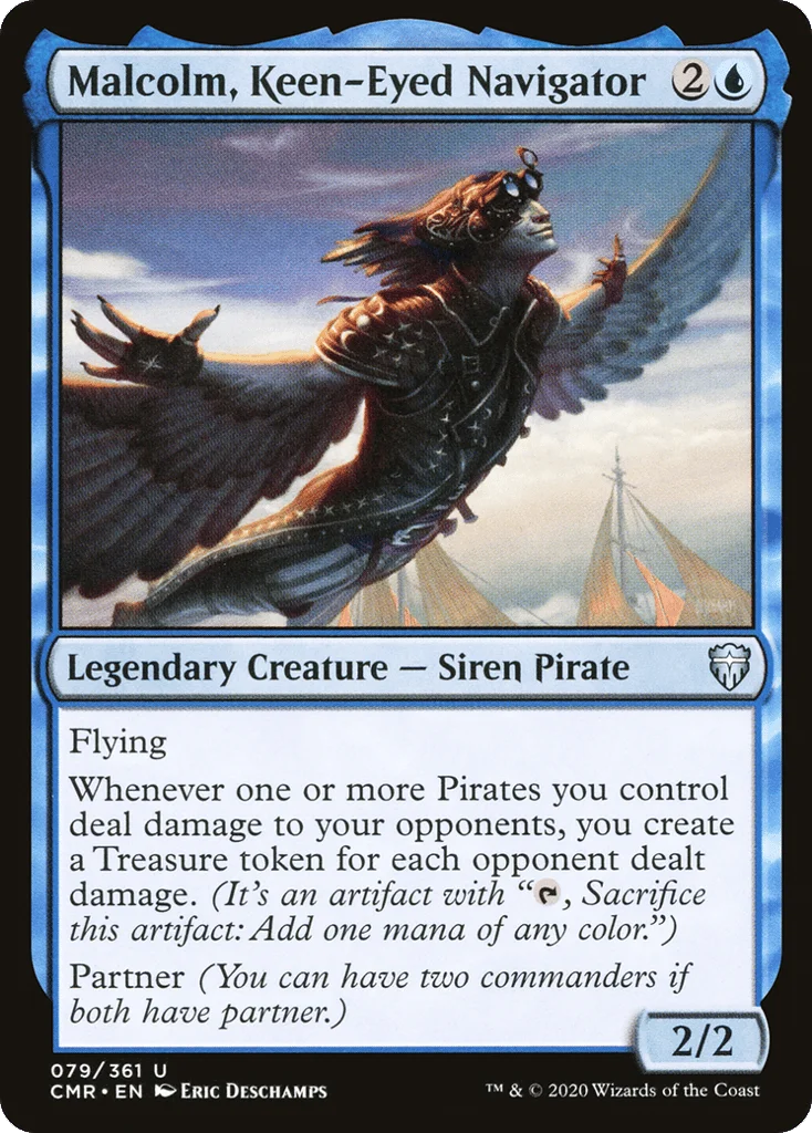 Malcolm, Keen-Eyed Navigator · Commander Legends