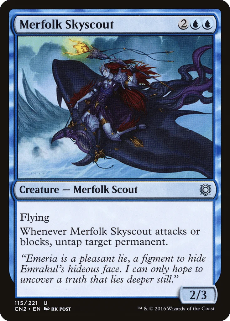 Merfolk Skyscout · Conspiracy: Take the Crown