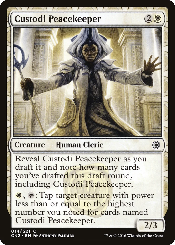 Custodi Peacekeeper · Conspiracy: Take the Crown