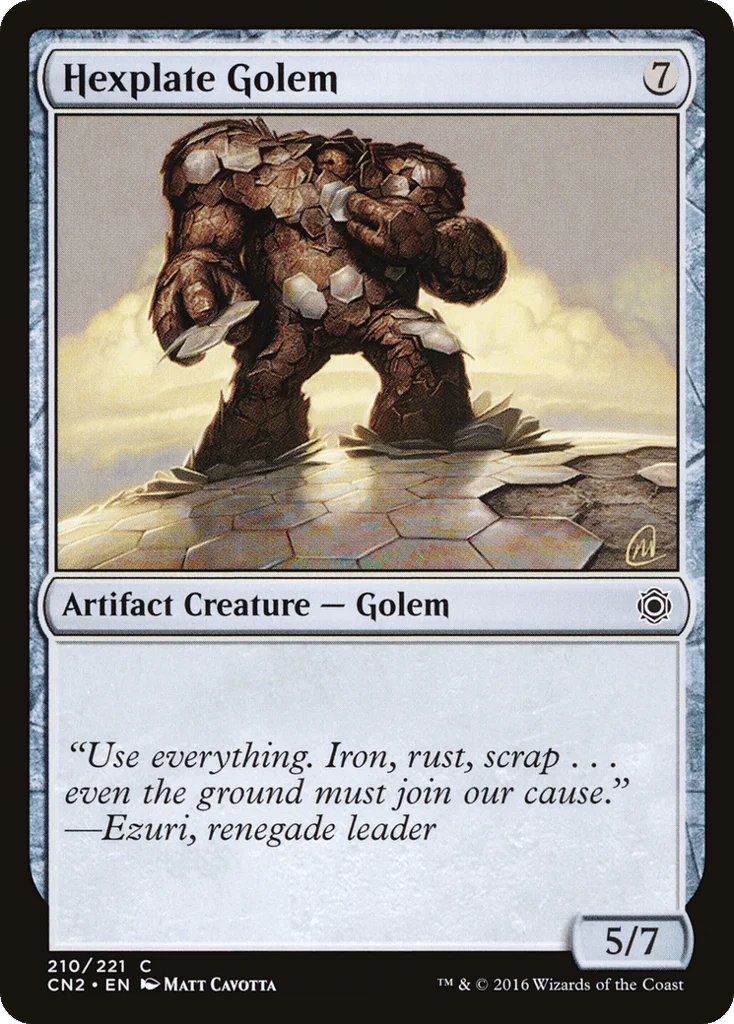 Hexplate Golem · Conspiracy: Take the Crown