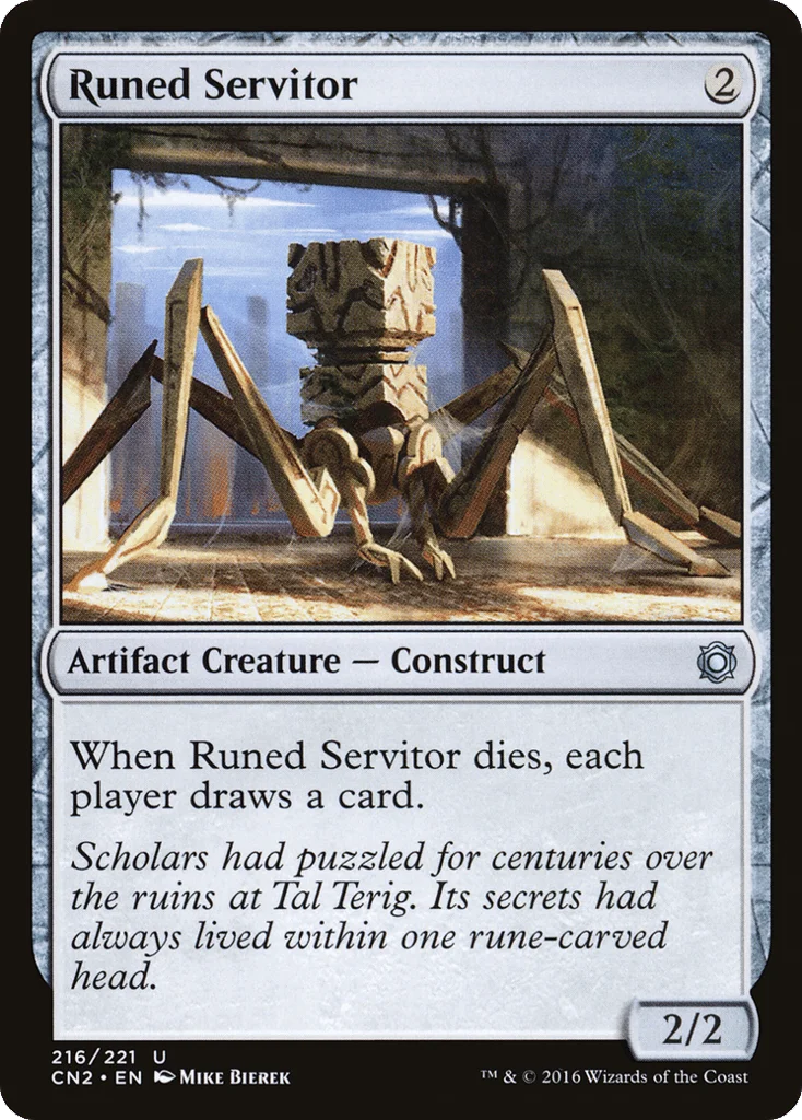 Runed Servitor · Conspiracy: Take the Crown