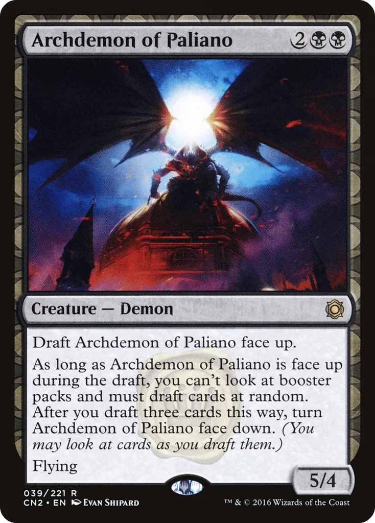Archdemon of Paliano · Conspiracy: Take the Crown