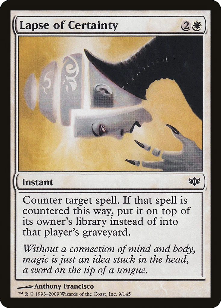Lapse of Certainty · Conflux