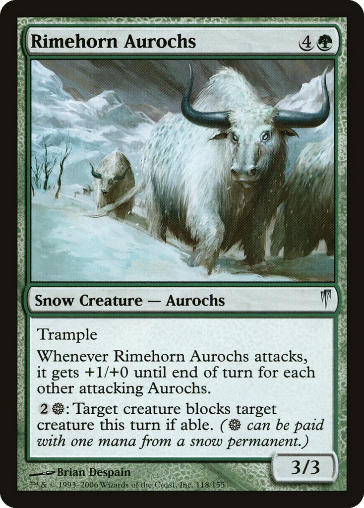Rimehorn Aurochs · Coldsnap