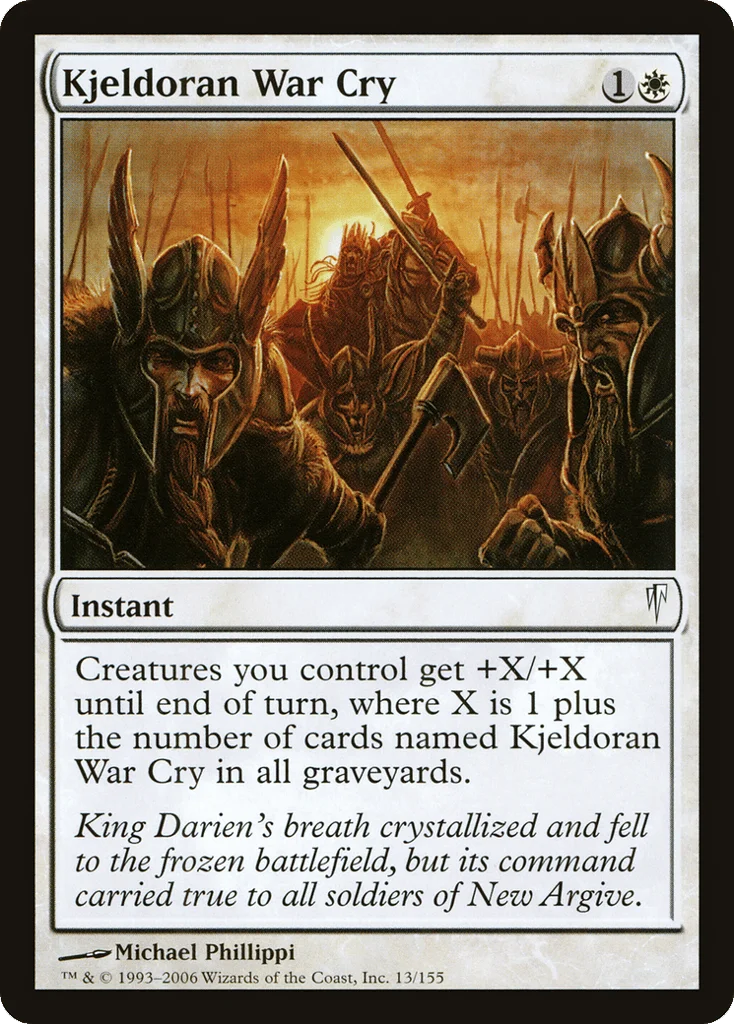 Kjeldoran War Cry · Coldsnap