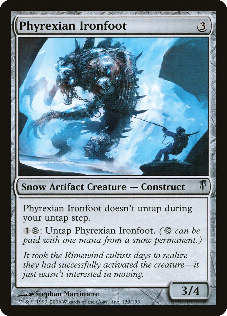 Phyrexian Ironfoot · Coldsnap