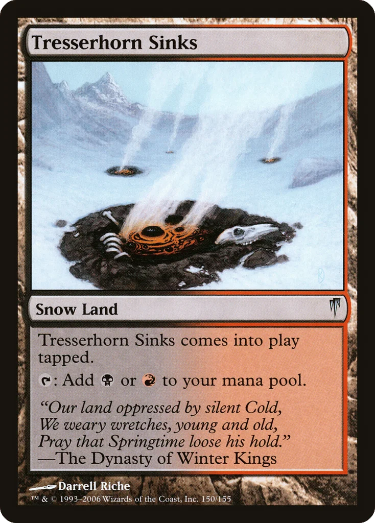 Tresserhorn Sinks · Coldsnap