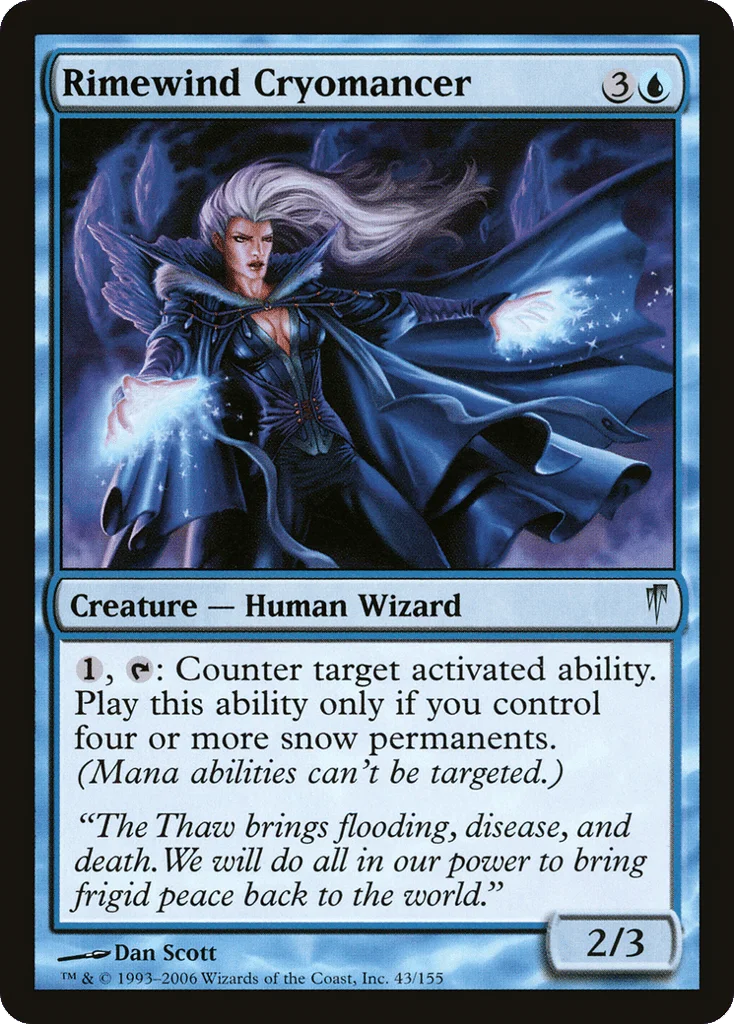 Rimewind Cryomancer · Coldsnap
