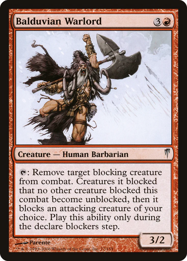 Balduvian Warlord · Coldsnap