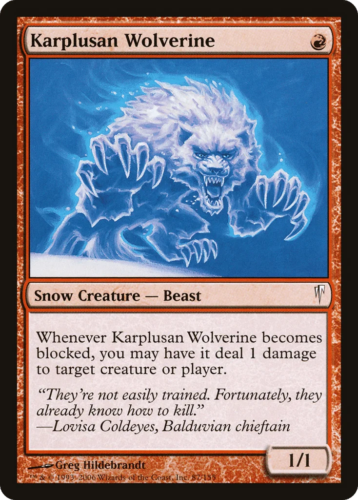 Karplusan Wolverine · Coldsnap