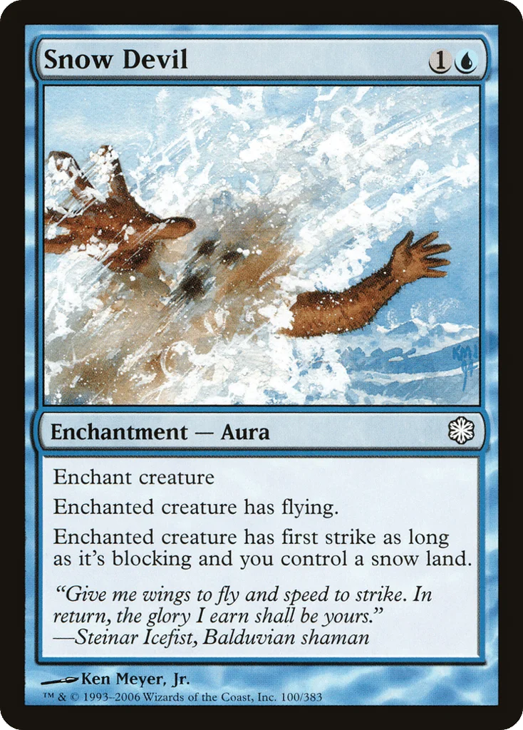 Snow Devil · Coldsnap Theme Decks