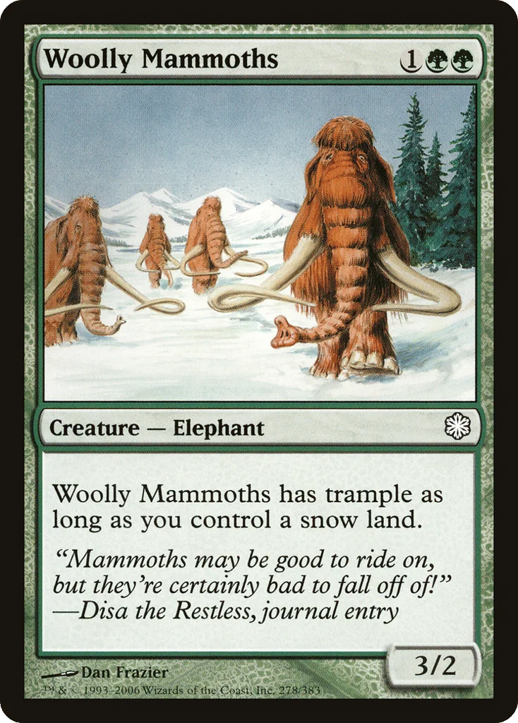 Woolly Mammoths · Coldsnap Theme Decks