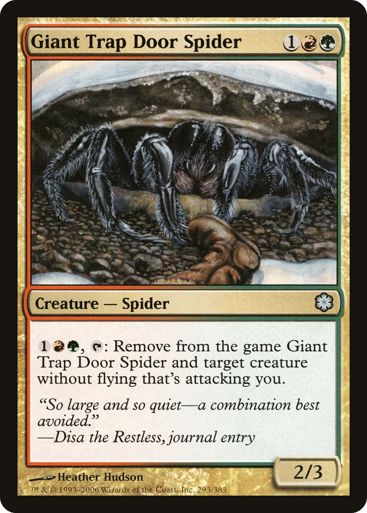 Giant Trap Door Spider · Coldsnap Theme Decks