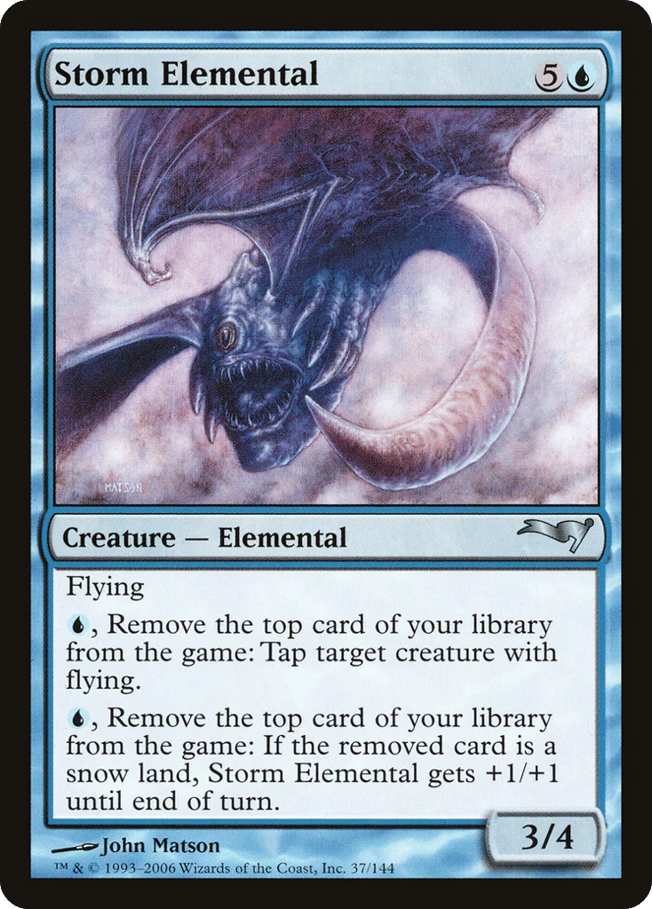 Storm Elemental · Coldsnap Theme Decks