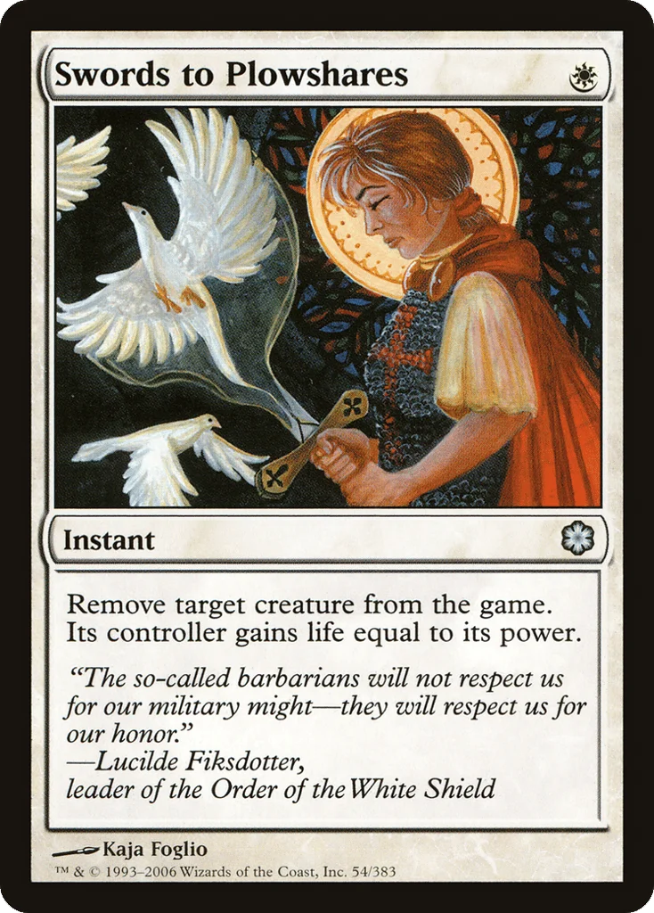 Swords to Plowshares · Coldsnap Theme Decks
