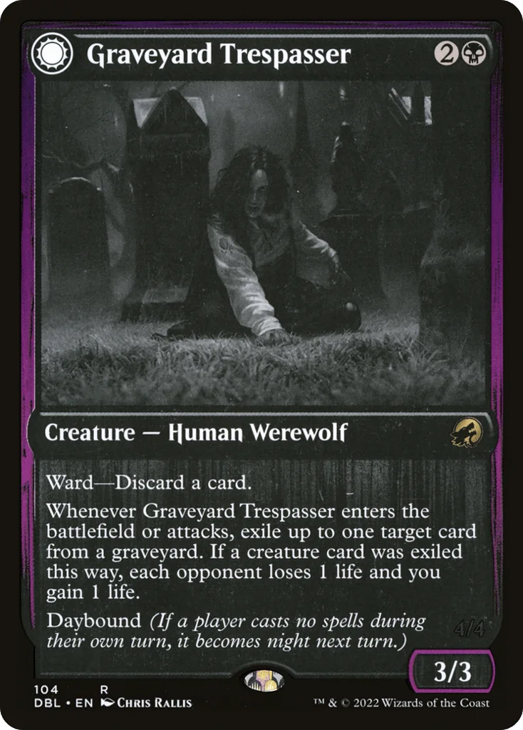 Graveyard Trespasser // Graveyard Glutton · Innistrad: Double Feature