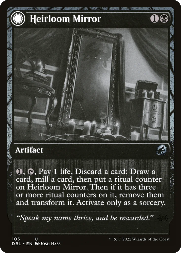 Heirloom Mirror // Inherited Fiend · Innistrad: Double Feature