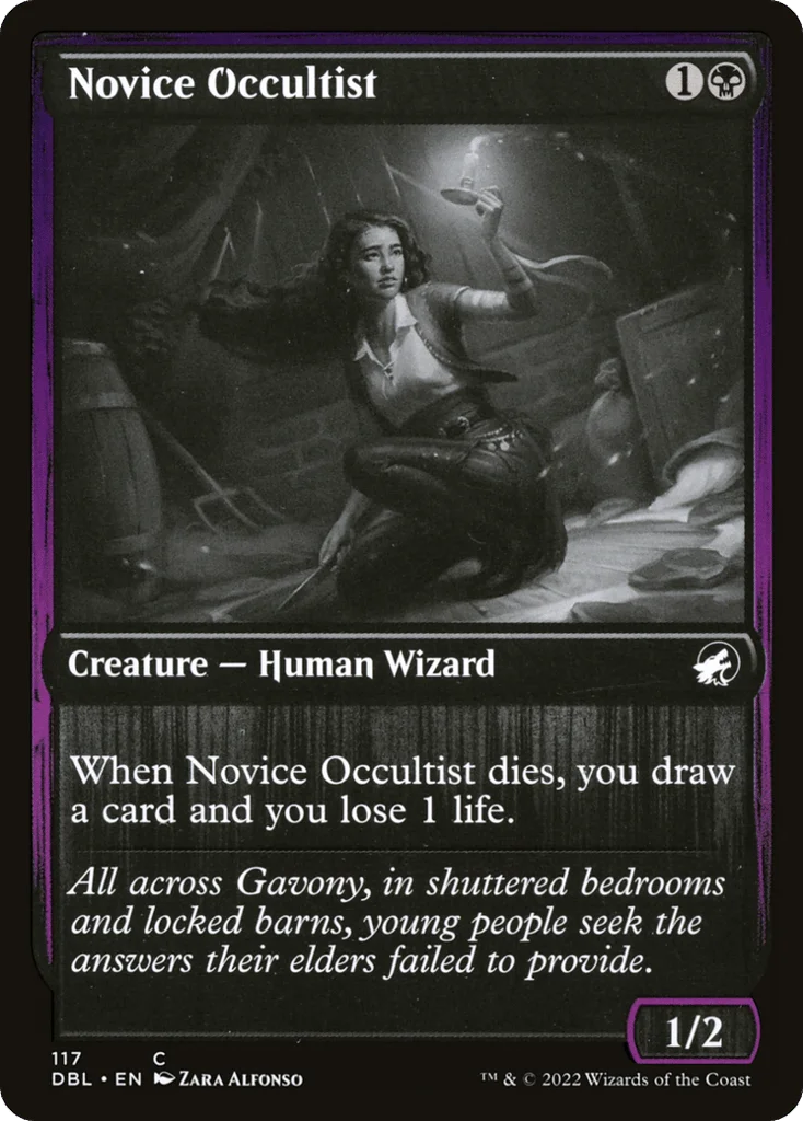 Novice Occultist · Innistrad: Double Feature
