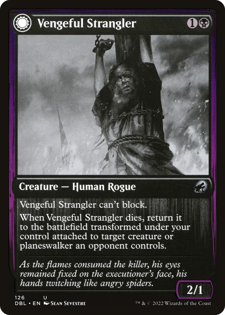 Vengeful Strangler // Strangling Grasp · Innistrad: Double Feature