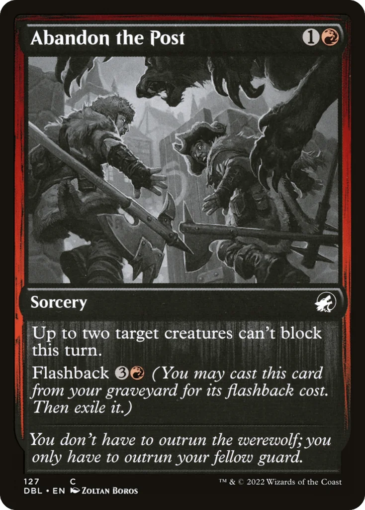 Abandon the Post · Innistrad: Double Feature