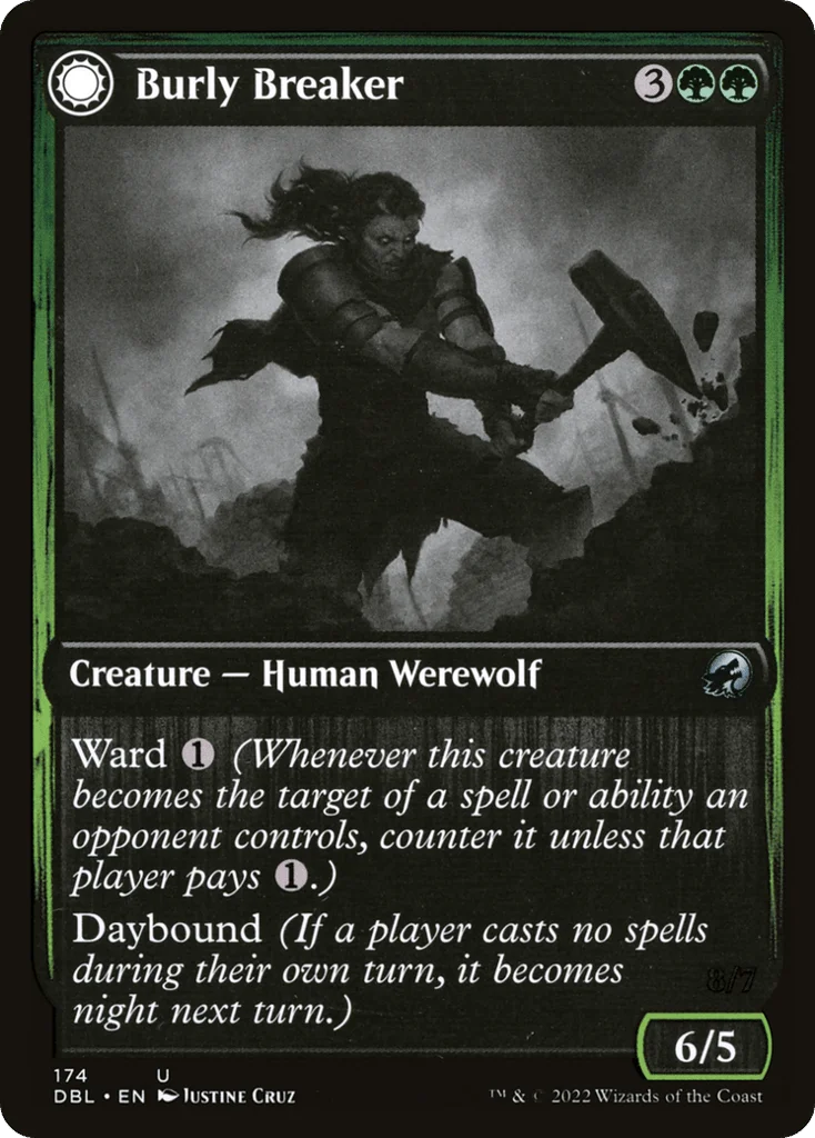 Burly Breaker // Dire-Strain Demolisher · Innistrad: Double Feature
