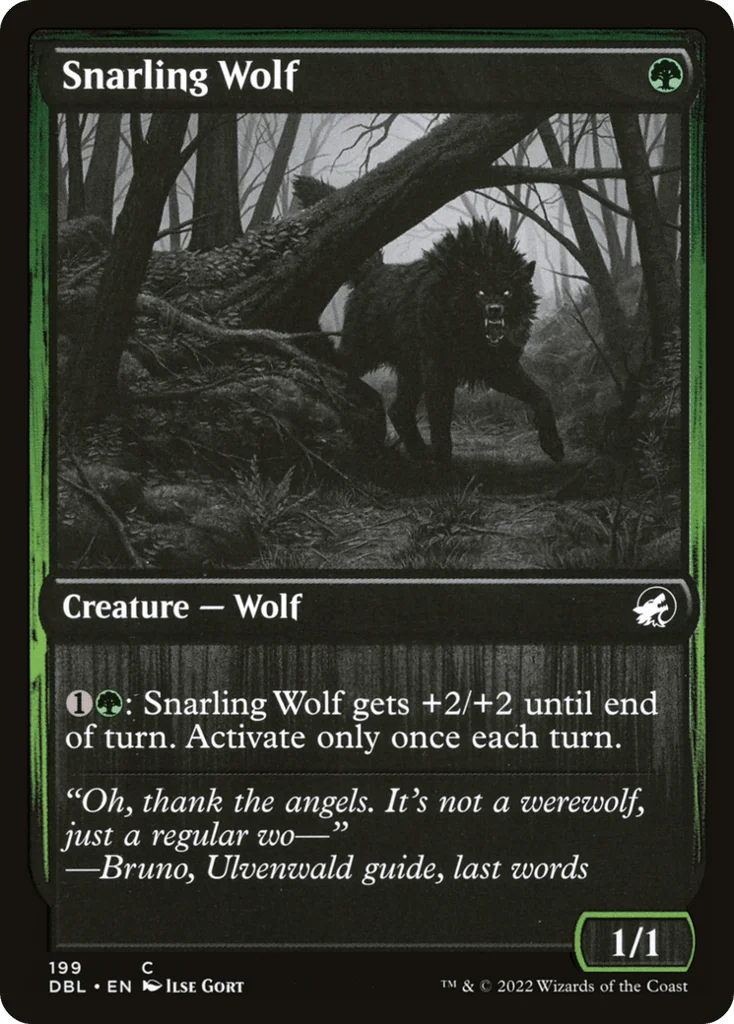 Snarling Wolf · Innistrad: Double Feature