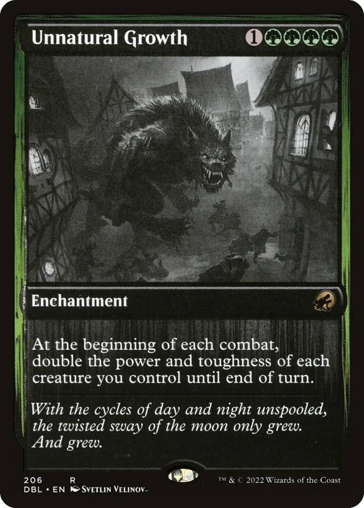 Unnatural Growth · Innistrad: Double Feature