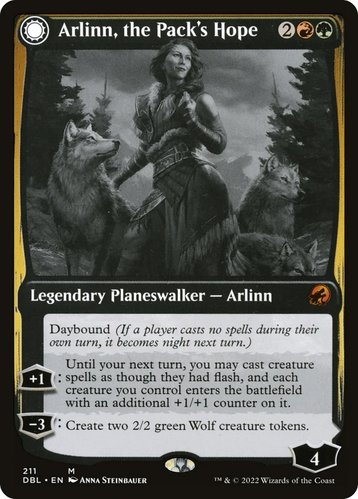 Arlinn, the Pack's Hope // Arlinn, the Moon's Fury · Innistrad: Double Feature