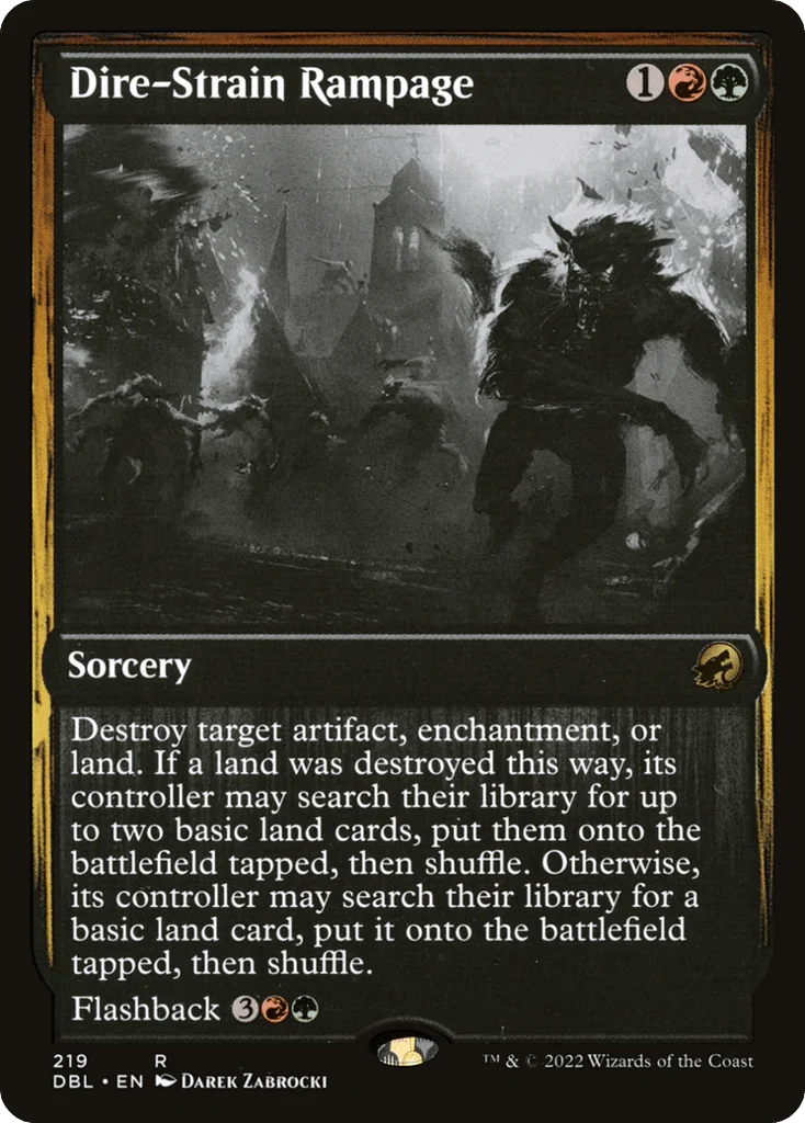 Dire-Strain Rampage · Innistrad: Double Feature