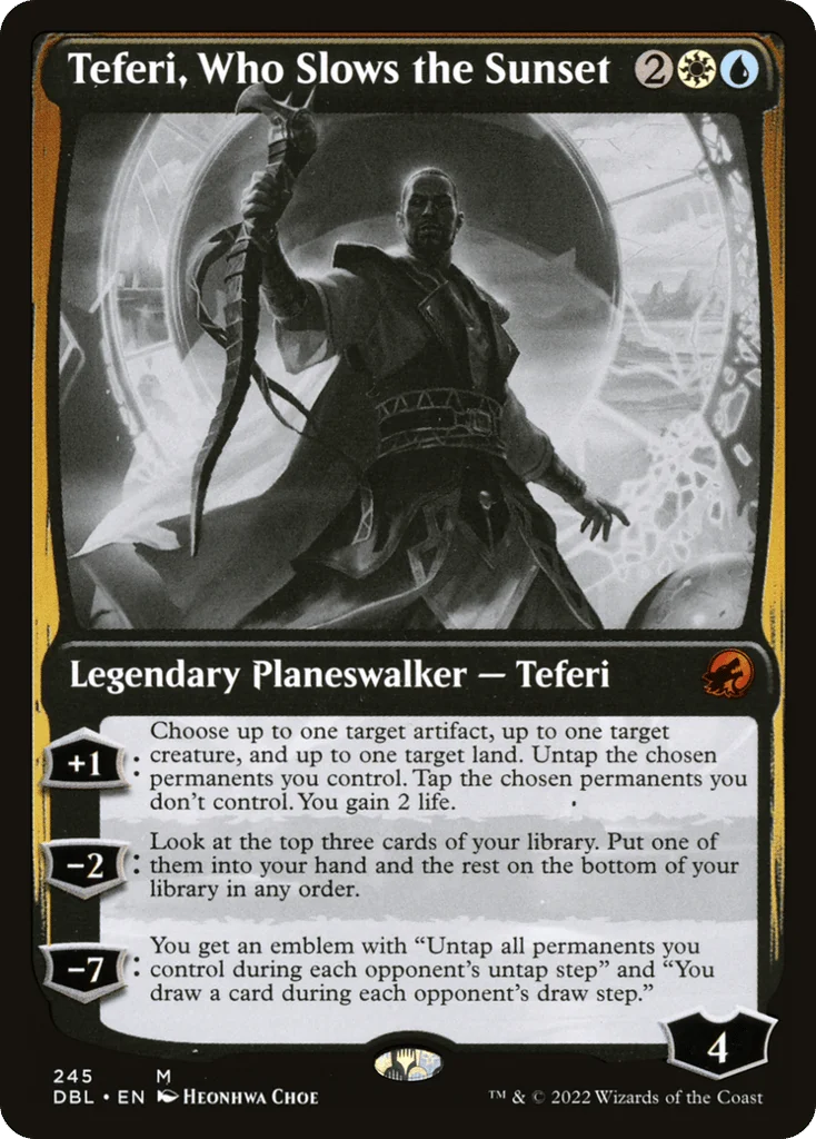 Teferi, Who Slows the Sunset · Innistrad: Double Feature