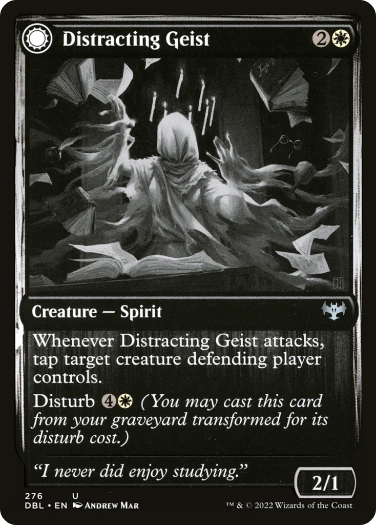 Distracting Geist // Clever Distraction · Innistrad: Double Feature
