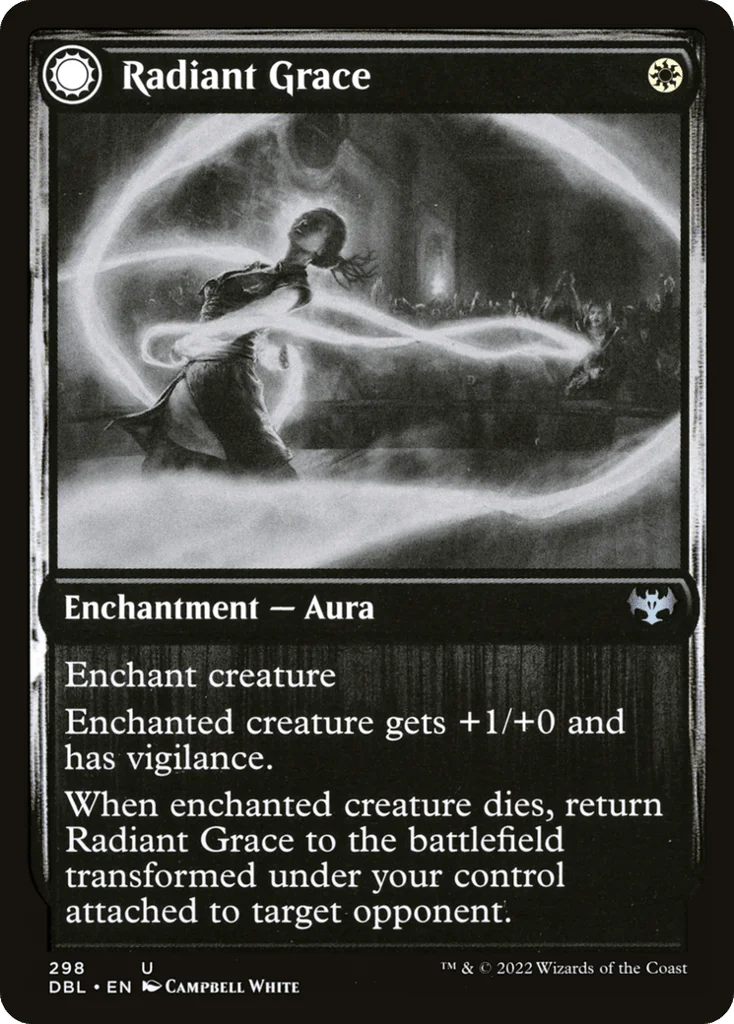 Radiant Grace // Radiant Restraints · Innistrad: Double Feature