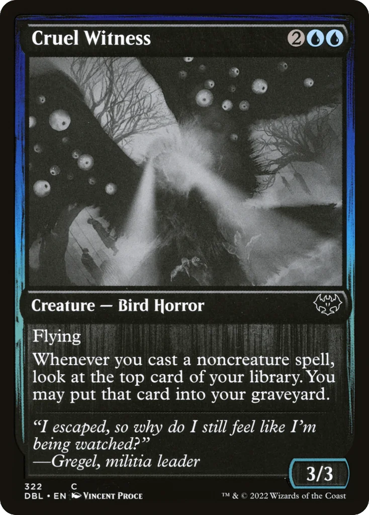 Cruel Witness · Innistrad: Double Feature