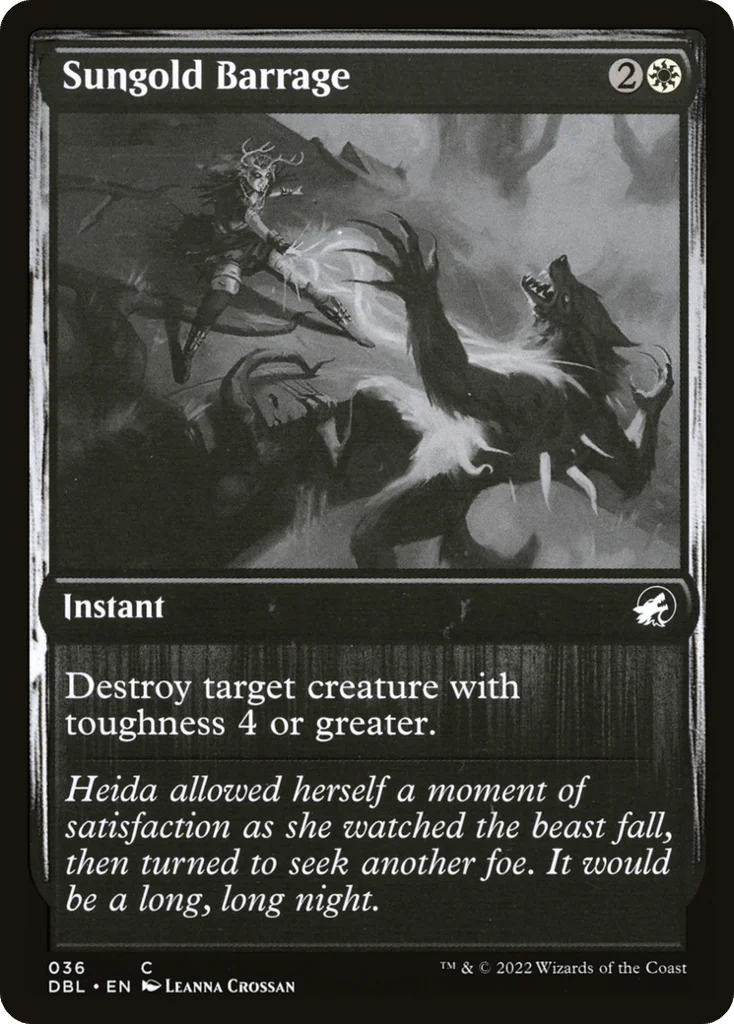 Sungold Barrage · Innistrad: Double Feature