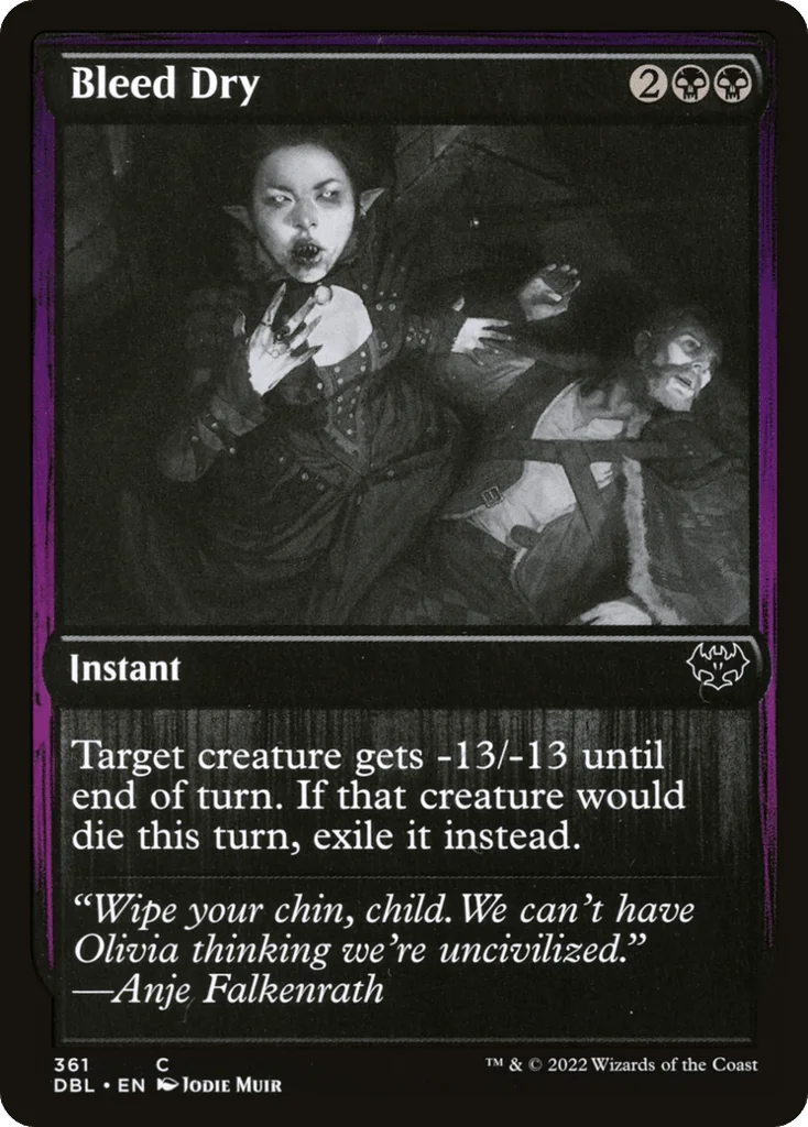 Bleed Dry · Innistrad: Double Feature