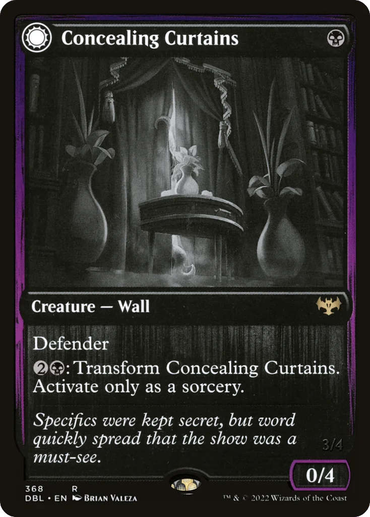 Concealing Curtains // Revealing Eye · Innistrad: Double Feature