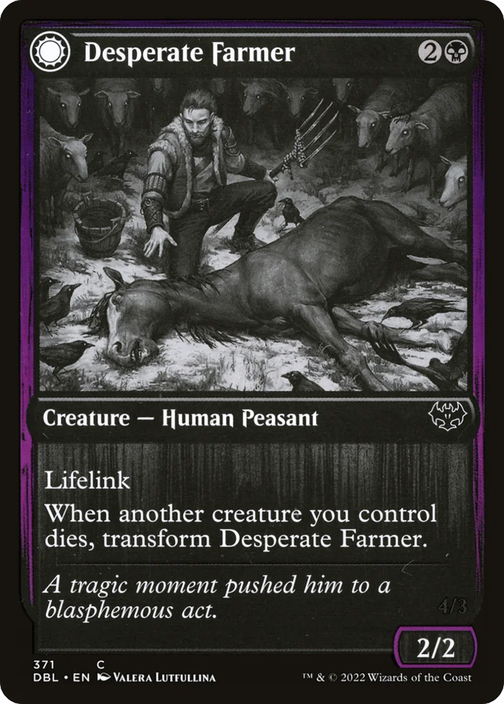 Desperate Farmer // Depraved Harvester · Innistrad: Double Feature