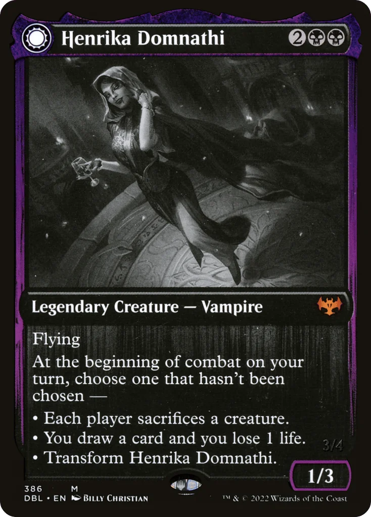 Henrika Domnathi // Henrika, Infernal Seer · Innistrad: Double Feature