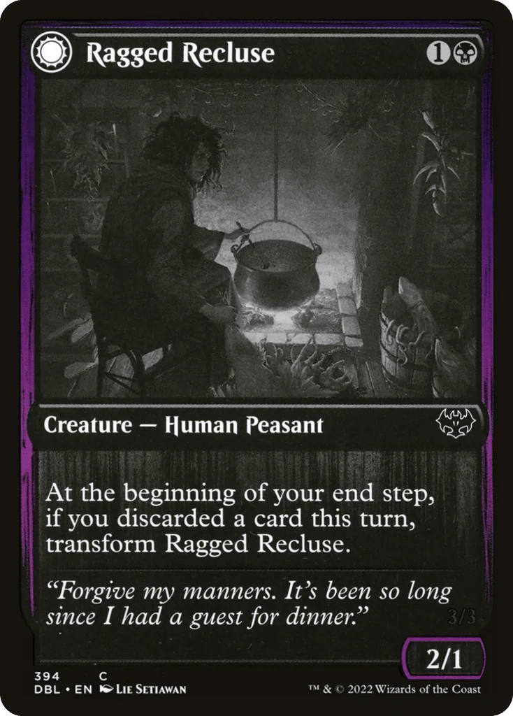 Ragged Recluse // Odious Witch · Innistrad: Double Feature