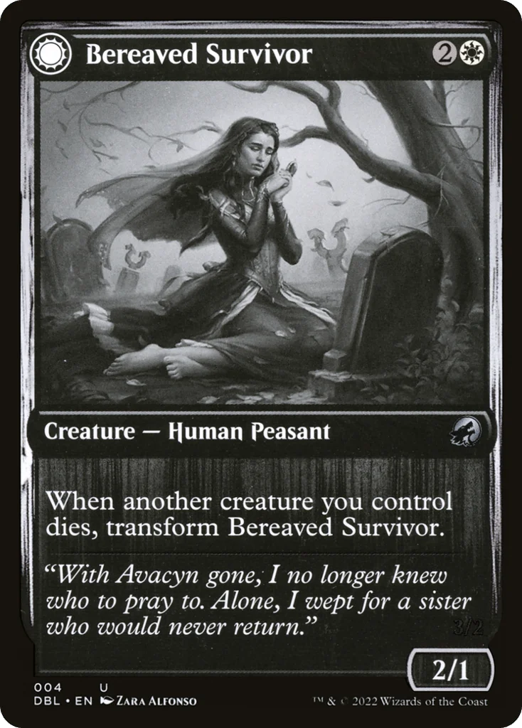 Bereaved Survivor // Dauntless Avenger · Innistrad: Double Feature