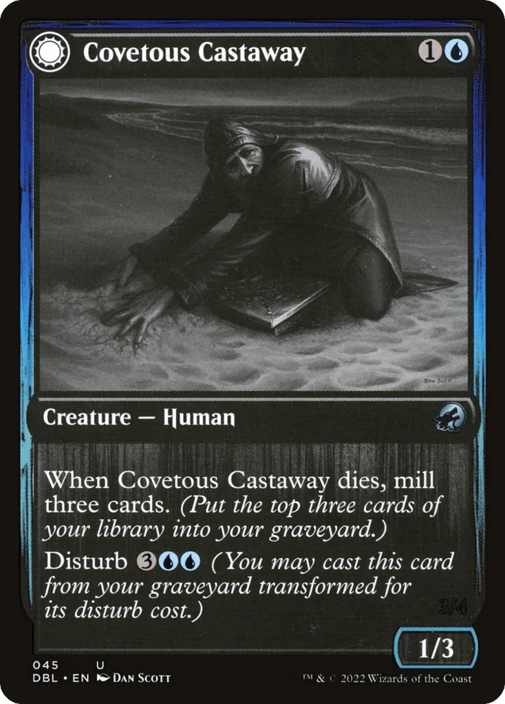 Covetous Castaway // Ghostly Castigator · Innistrad: Double Feature