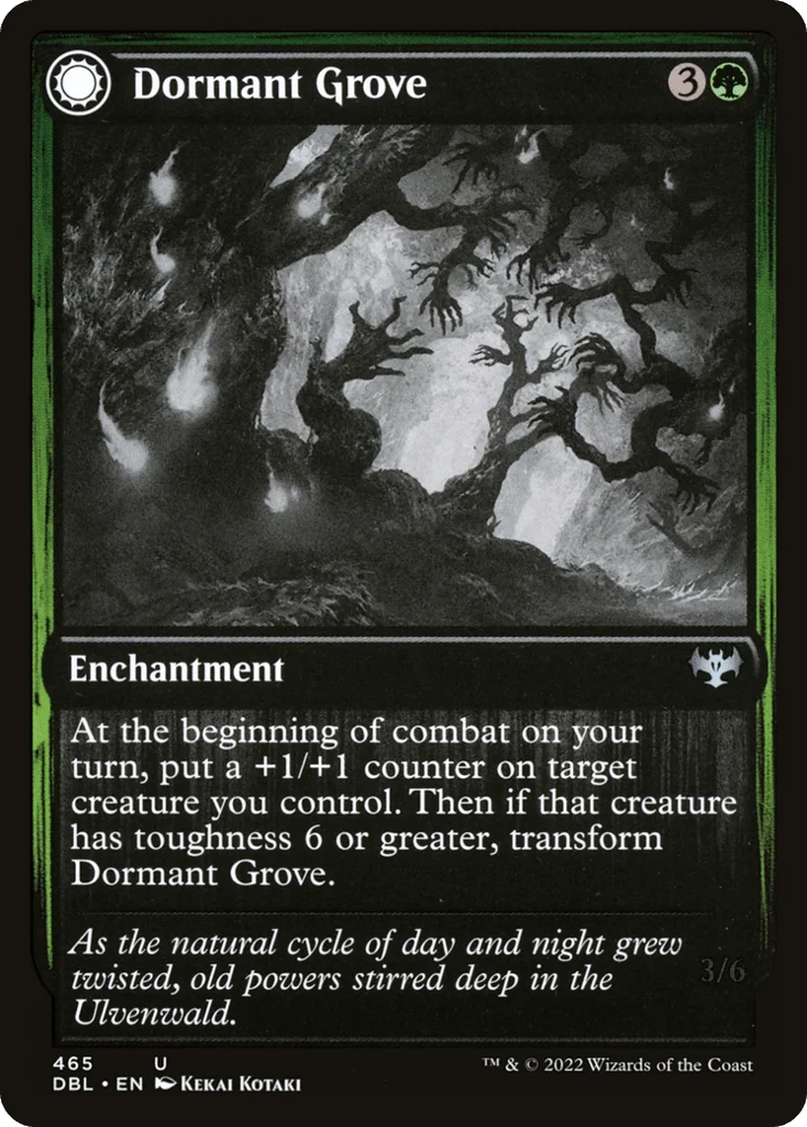 Dormant Grove // Gnarled Grovestrider · Innistrad: Double Feature