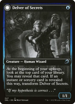 Delver of Secrets // Insectile Aberration