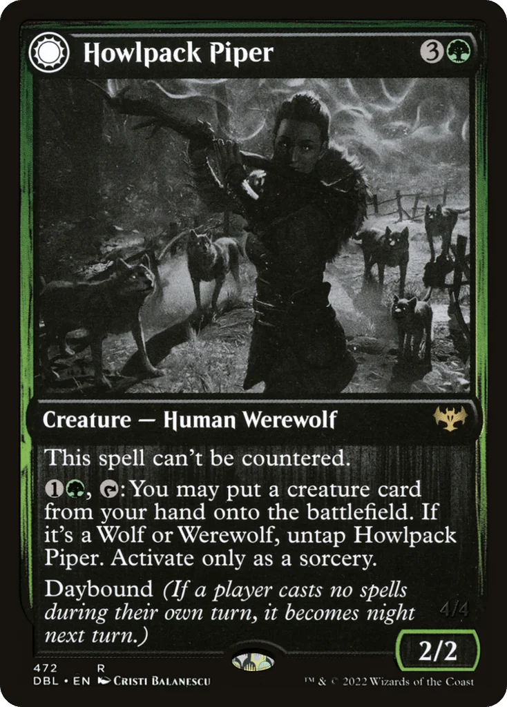 Howlpack Piper // Wildsong Howler · Innistrad: Double Feature