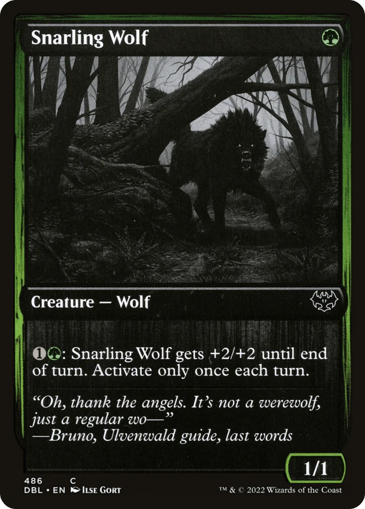 Snarling Wolf · Innistrad: Double Feature