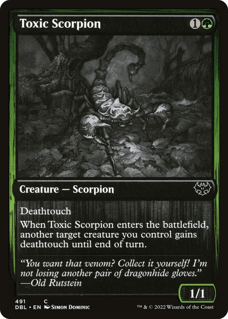 Toxic Scorpion · Innistrad: Double Feature