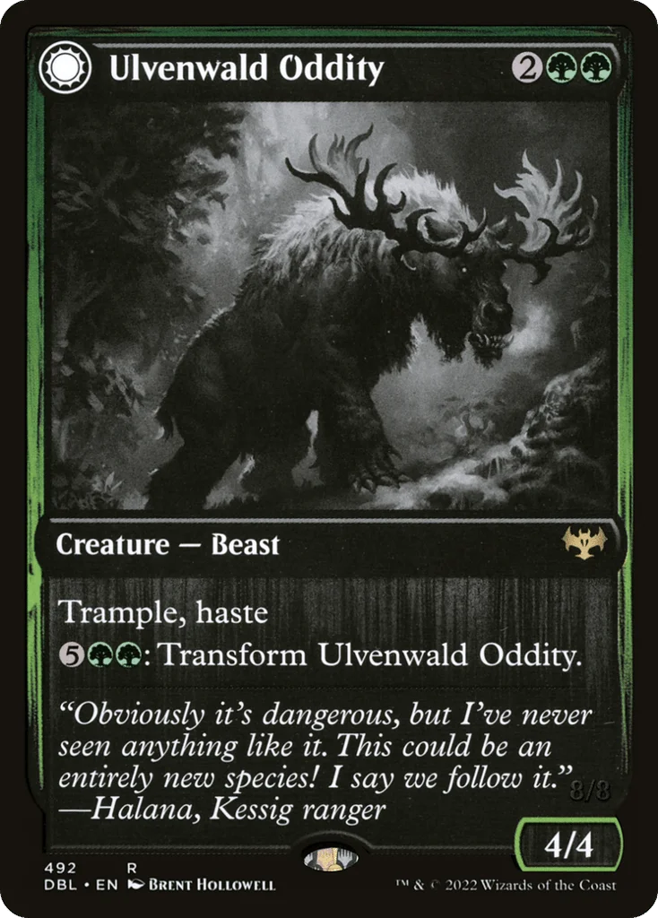 Ulvenwald Oddity // Ulvenwald Behemoth · Innistrad: Double Feature