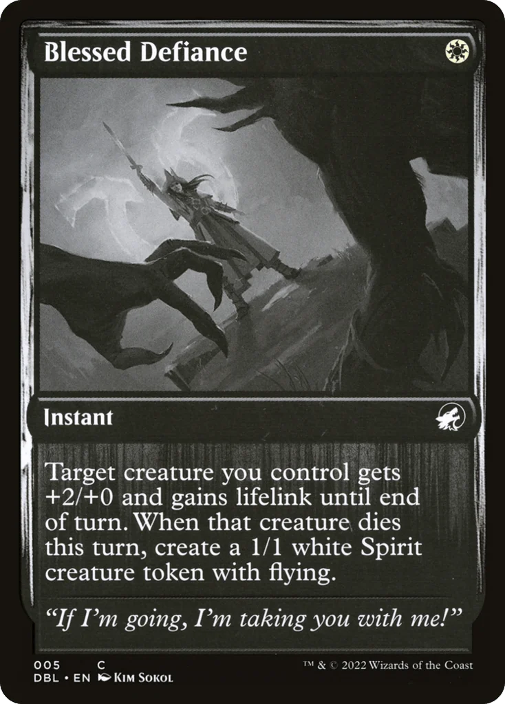 Blessed Defiance · Innistrad: Double Feature