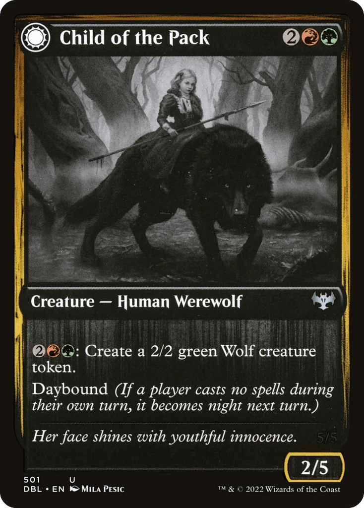Child of the Pack // Savage Packmate · Innistrad: Double Feature