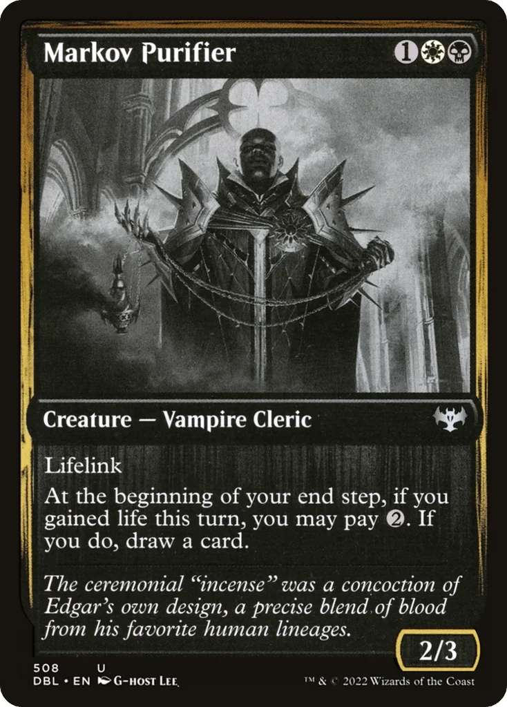 Markov Purifier · Innistrad: Double Feature